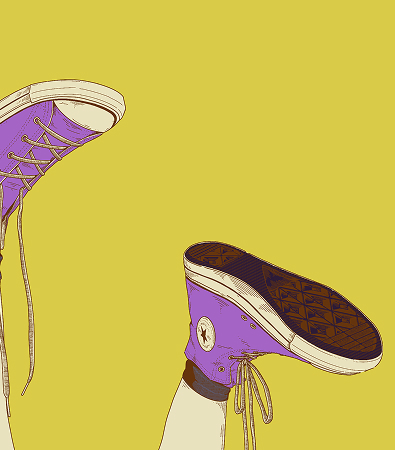 おまけ③ converse purple